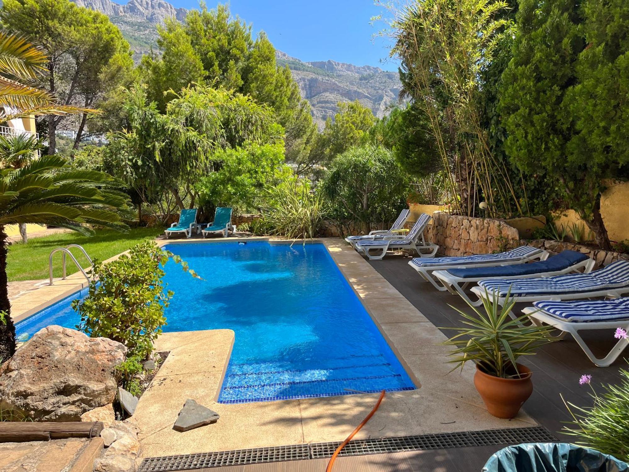Groundfloor Of Villa,Altea La Vella, Private Pool,Quiet & Residential Eksteriør billede