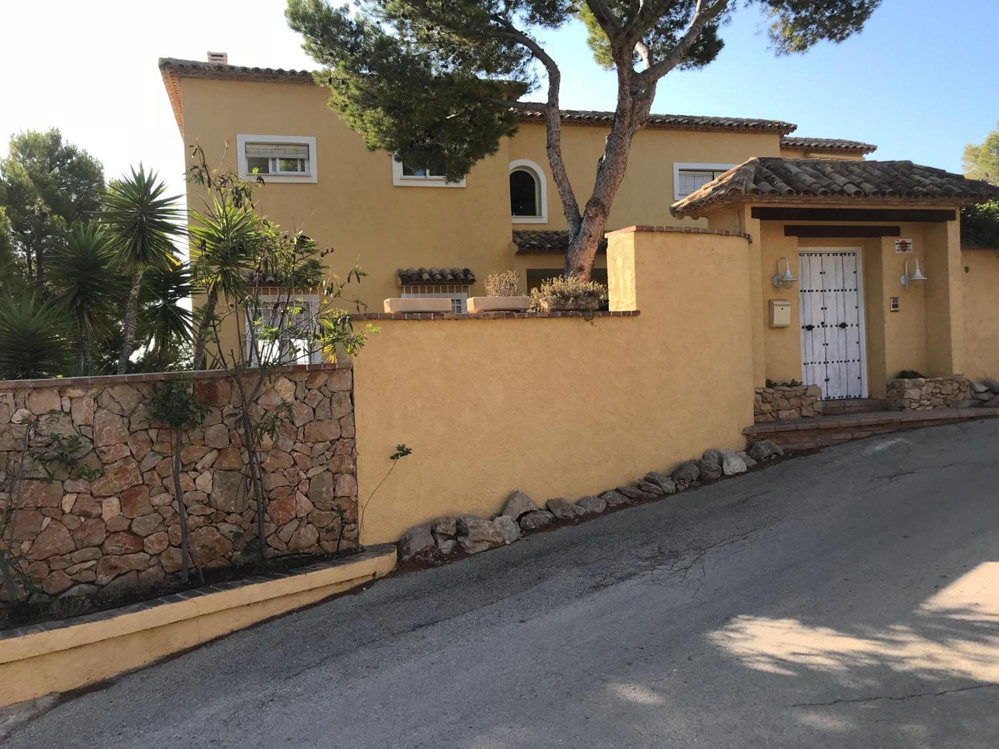 Groundfloor Of Villa,Altea La Vella, Private Pool,Quiet & Residential Eksteriør billede